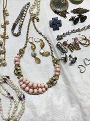 Lot Of Antique/Costume Jewelry