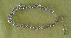 Vintage Silver Tone Mariner Link Bracelet Adjustable 6.5–8.5 Inch