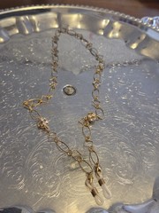 vintage eyeglass necklace chain