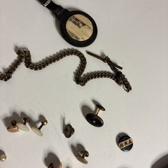 Varied Lot of Vintage Collar Buttons & Studs. Costume, Jewelry, And More.