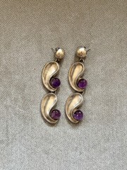 Antonio Pineda attributed Mexico sterling silver Amethyst Set
