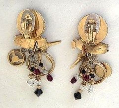 Lunch At The Ritz COUPE LOOPS Clip-on Earrings ~ Sports Cars