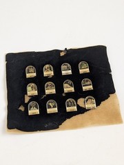 RARE Gustav Mahler Complete 12-Pin Career Timeline Set – Gold Tone & Enamel