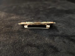 Vintage Adaya semi precious gemstones Mirco Mosiac Art Deco Brooch/Pin