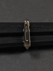 Vintage Letter A Initial Monogram Ring Adjustable Silver Tone Size 6 7 8 Ladies