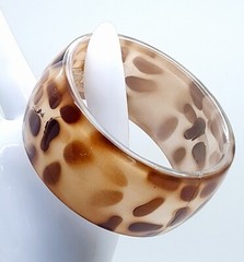 B001 Thick Leopard Animal Print Acrylic Cuff 1.35″ Wide fashion jewelry Bracelet