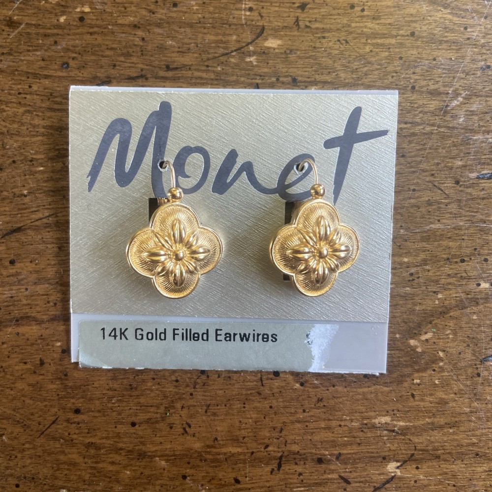 Monet 14k Gold Filled Earrings
