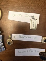 Pendant / Charm Lot Many Signed Roman 12k GF Laurel Burch Sticks Jewelry