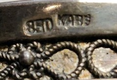 Vintage Berber Bracelet Kabe 850 Silver Morocco