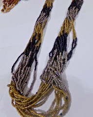 Vintage Mixed Lot of 5 BEADED NECKLACES as pictured