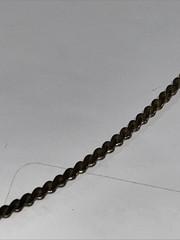 K78 VINTAGE MEDICI GOLD TONE CHAIN NECKLACE 18”