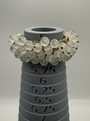 Vintage Japan Cha Cha Glass Bead Expansion Bracelet