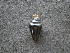 Unusual Carved Shell Unknown Material Lightweight Amulet Vtg Charm Pendant 1.7g