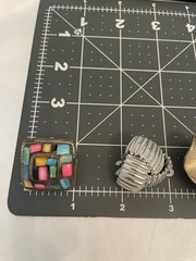 VTG Clip Earrings Lot STATEMENT RUNWAY STYLE Mosaic Geometric Dangle MORE *Read*
