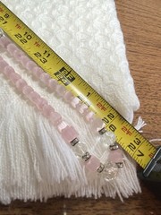💎 VINTAGE 52″ PINK CAT’S EYE GLASS HAND-KNOTTED OPERA STRAND NECKLACE (105g) 💎