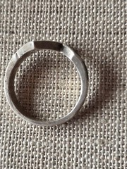 VINTAGE 925 STERLING SILVER CRUSHED TURQUOISE BAND RING SIZE 5.75