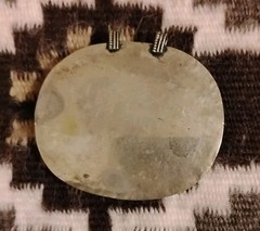 Vintage Tibetan/Himalayan Silver Alloy Coral and Turquoise pendant-28.9g