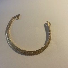 Vintage Gold Tone Bracelet Signed Medici