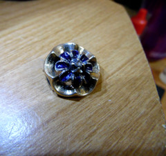 Rare Georgian Rose Cut Diamond and Gold Pin Mid 1700’s 3.2grams, 14Kt. Gold