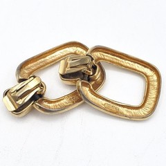 Vintage Erwin Pearl PEP Gold Door Knocker Chunky 80’s Couture Statement Earrings