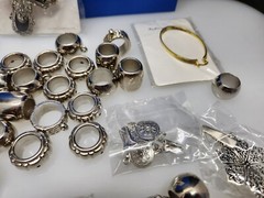 Vintage Costume Jewelry Lot Unused Jewelry Clothes Making More