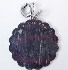 Vintage 1976 Sarah Coventry Everyday Child Saturday Silvertone 1″ Charm