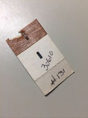 Vintage 1960s Griffith Sterling Happy Anniversary Engraved Reticulated Charm NOS