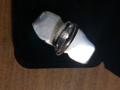 Native American Turquoise Sterling Silver Ring Old Pawn Antique Navajo 7.5