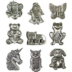Unicorn Brooch Pin, Necklace, Earrings & Jewelry Box Set * Pewter * by Torino