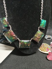 Vintage 2 Modern Costume Jewlery Lot Statement Necklaces Earrings Bracelets Pins