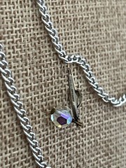 Vintage SIGNED W. Germany Jewelry Lot Silver Tone – Necklace & Earrings Dangle