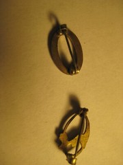 Vintage Brass Gold Tone Pins / Pendants / Cross as Pictured