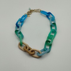Chicos Multicolor Chunky Chain Statement Necklace