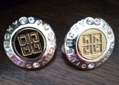 ⭐️ Givenchy Silver and Gold Tone Earrings