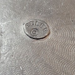Edlee Vintage Silver Tone Zodiac Gemini Pendant 2.25 inches