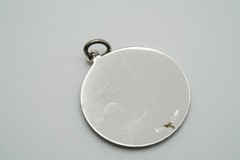 Vintage Sterling Silver Sweet Heart Charm 2.2cm JB39