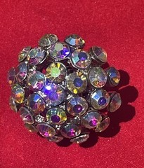 Brilliant Aurora Borealis stretch ring-this is a showstopper, One Size Fits All