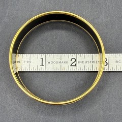 Vintage Hermes Enamel Bangle Bracelet Women GM Gold Multi Circus Horse Vintage