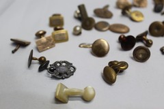 Antique Vintage Collar Cuff Stud Buttons Pairs Singles