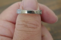 Vintage Sterling Silver & Cubic Zirconia Ring – Size 6.75 / 4.2 Grams