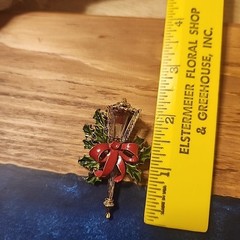 Vtg Jewelry Christmas Holiday Earrings Hollycraft Brooch Variety Bundle Of 8
