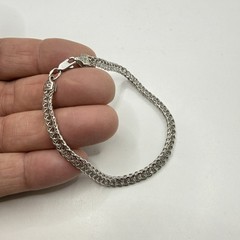 Vintage 925 Sterling Silver Bracelet 21cm 5.42g Delicate Chain Hallmarked Unisex