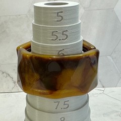 Vintage Lucite Cuff Bracelet Faux Tortoise Metal Panel Wide Modernist Sculptural