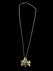 PRETTY RISIS Singapore 24K Gold Plated Orchid Flower Necklace