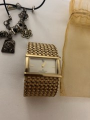 Costume Jewelry Lot Ann Kline Watch Not Working Just Needs New Battery .