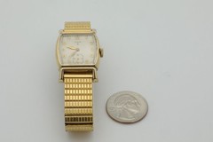 Vintage 1950’s Elgin 2.5” Stretch Wristband Automatic Women’s Watch
