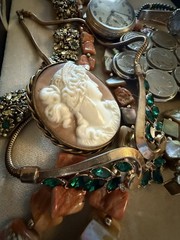 Vintage Estate Jewelry Lot Including Illinois Pocket Watch And More Some Repair