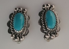 Vintage sterling silver earrings.