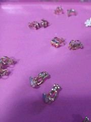 Vintage Children’s Goldtone Clip On Earrings (14 Pairs)