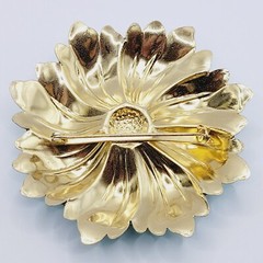 3 Piece Vintage Floral & Geometric Bead Necklace Clip On Earrings Brooch Set